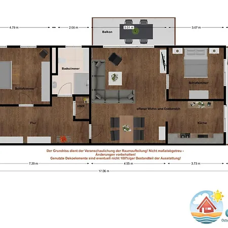 Haus Am Haftbruch Whg 01 Daire